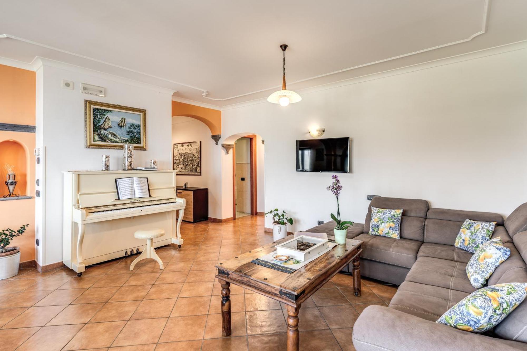 Villa Caruso Private Heated Pool & Sea View Sorrent Exterior foto